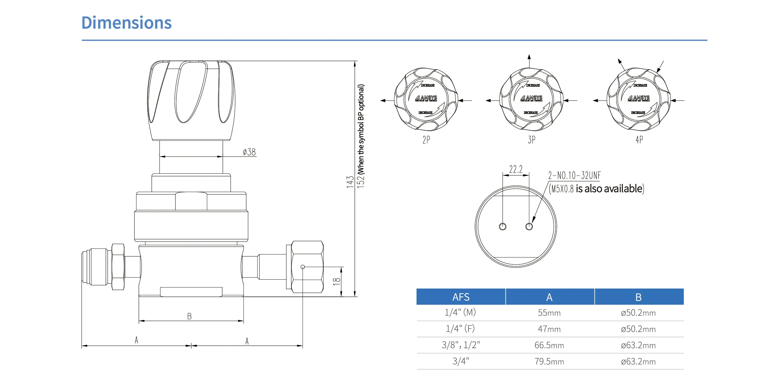Регулятор AMFLO UHP AU23 Материал: Код SH (Body-SUS316L VAR; Poppet, Nozzle,Diaphragm, Gland-Hastelloy®C-22,Seat: PCTFE) ; Поверхность 0.25 um; 4х портовый, вх. давл. 206 бар, CV-0.9