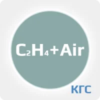 Калибровочная газовая смесь: ЭТИЛЕН (C2H4) 1.35 % + ВОЗДУХ (Air) ост. в баллоне 5 л. Сталь, вентиль Латунь